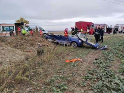 VIDEO 🎦 Primele imagini de la accidentul cu doi morți produs pe DN1, vineri dimineață