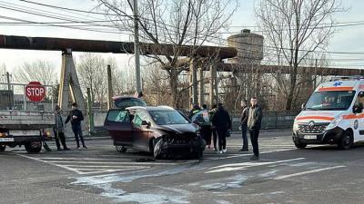 FOTO | Accident rutier lângă Gara de Sud din Ploieşti