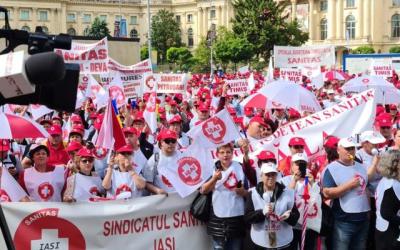 PROTEST SANATATE | Solidaritatea Sanitară începe strângerea de semnături pentru greva generală